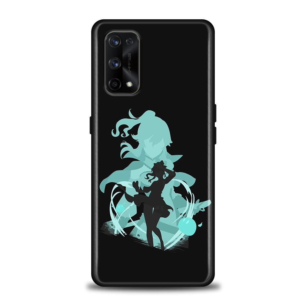 Genshin Impact аниме игровой чехол для телефона для Oppo Realme 8i 8 9 7 6 5 Pro 9i 7i 5i 6i XT 5G чехлы мягкий силиконовый чехол Realme 8Pro