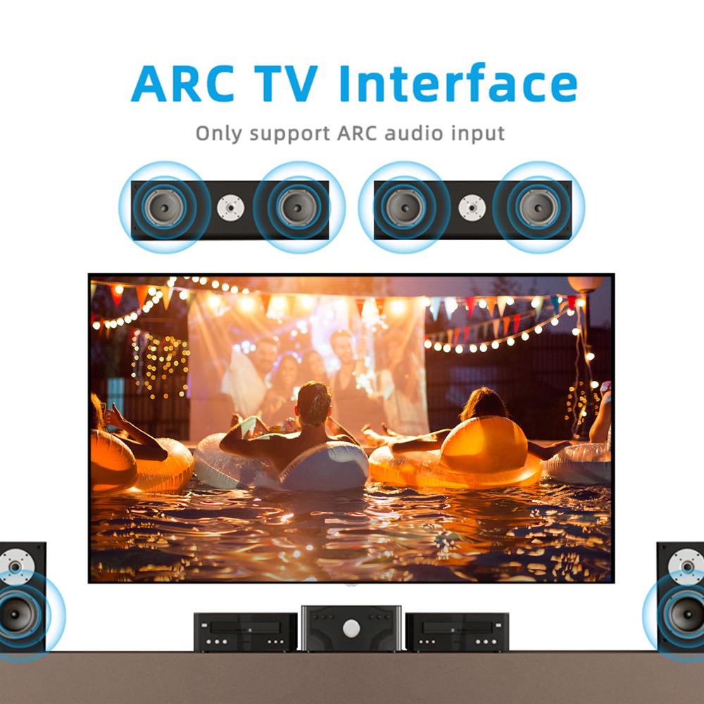 Аудиоадаптер ARC 192 кГц HD Audio Extractor Цифро-аналоговый аудиоконвертер DAC SPDIF Коаксиальный RCA