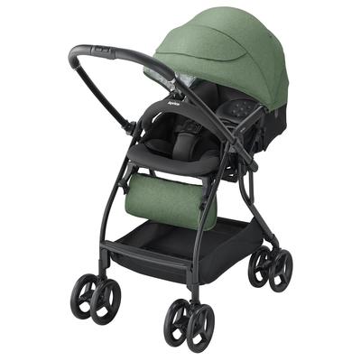 Коляска Aprica Runrun AB от 1 месяца до 36 месяцев легкая автоматическая 2165253 тип A двусторонняя 4-колесная (зеленый)