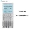 Dental Engine Use Endodontic Gates Drill Peeso Reamers Glidden Rotary 28mm/32mm #1-6 Stainless Steel Endo Files Dentist Material