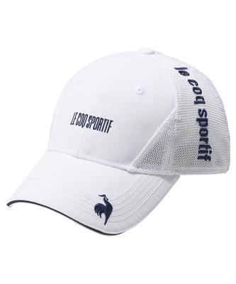 Кепка Coq Sportif с сеткой и вентиляцией, дизайн логотипа, охлаждающая, гольф LG5SCP12M WH00 [Le Golf] мужская (белый)