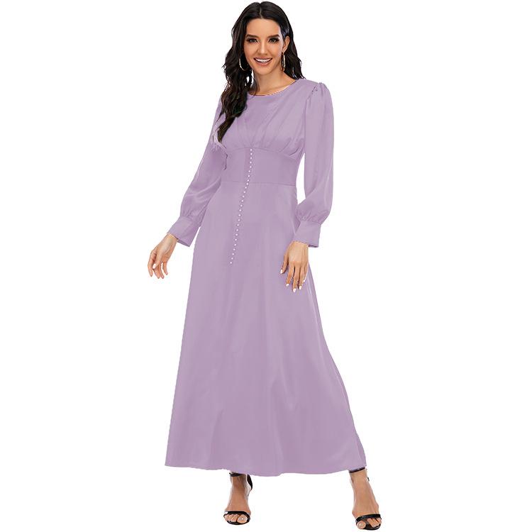 Yiduo Duo Элегантное приталенное атласное платье с бисером 21412