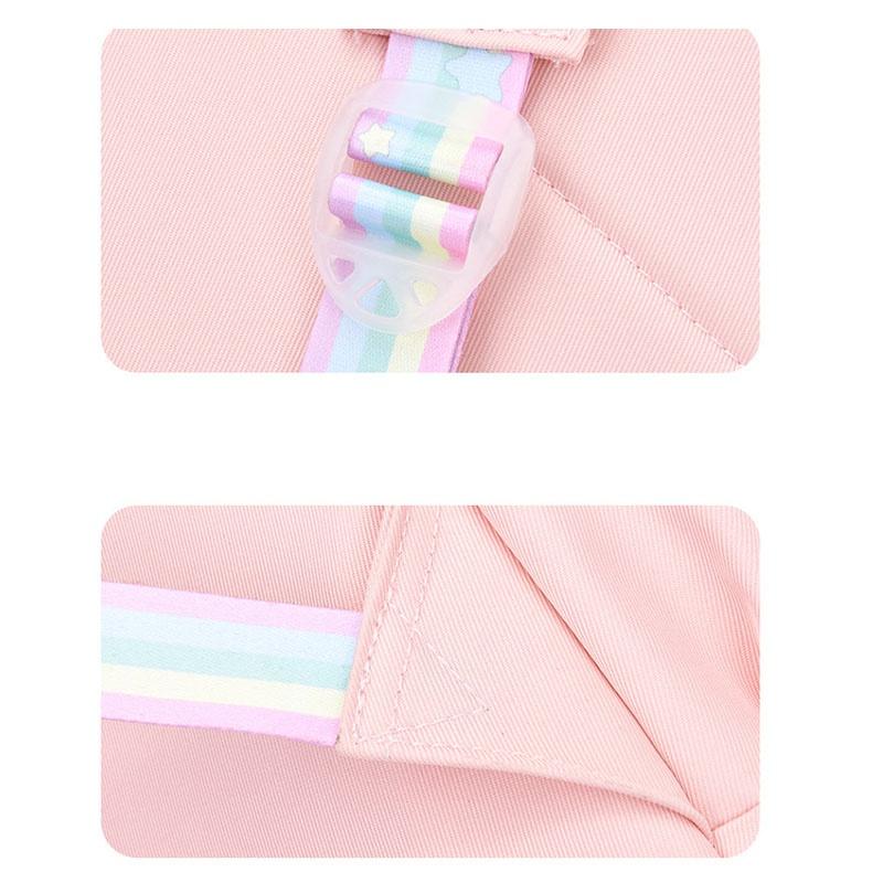 Школьные сумки с героями мультфильмов для девочек-подростков, Радужный школьный рюкзак, женские дорожные рюкзаки