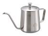 (CAPTAIN STAG) Coffee Pot, Drip Kettle, Narrow Mouth, 380ml Full Capacity, Made of 18-8 Stainless Steel, Silver, UW-3544, Product