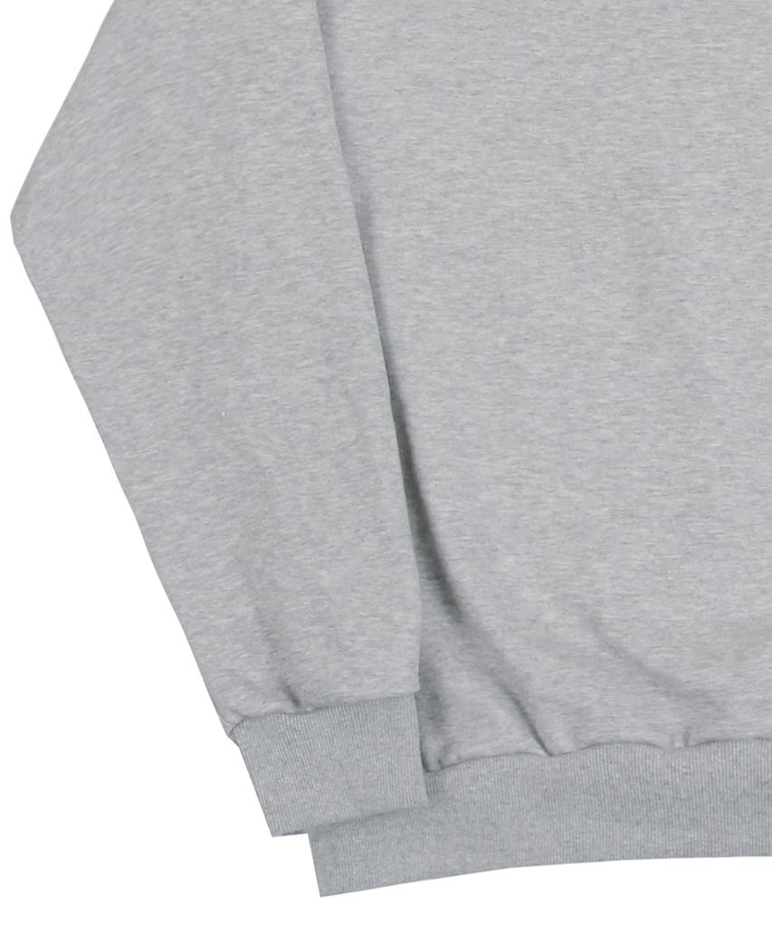 GRAVER [Unisex] Small Daisy Flower Logo Smile Sweatshirt_Gray