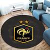 France National Football Team Round Area Rug,Carpet Rug for Living Room Bedroom Sofa Playroom Decor,Non-slip Floor Mat