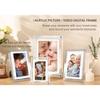 Акриловая цифровая фоторамка, 5/7 дюйма, 1000 мАч, вертикальный дисплей IPS-экрана, память 4 Гб