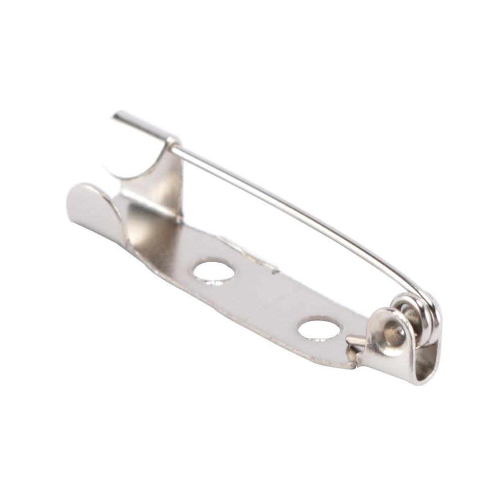 Белая брошь булавки 25 мм брошь вращающийся фиксатор брошь задняя часть булавка безопасная булавка брошь 25 мм фиксатор