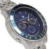 Salvatore Marra Хронограф ограниченной серии, серебристый, мужские часы на солнечной батарее с радиоконтролем от итальянского бренда, синие, SM14117-SSBLSV,