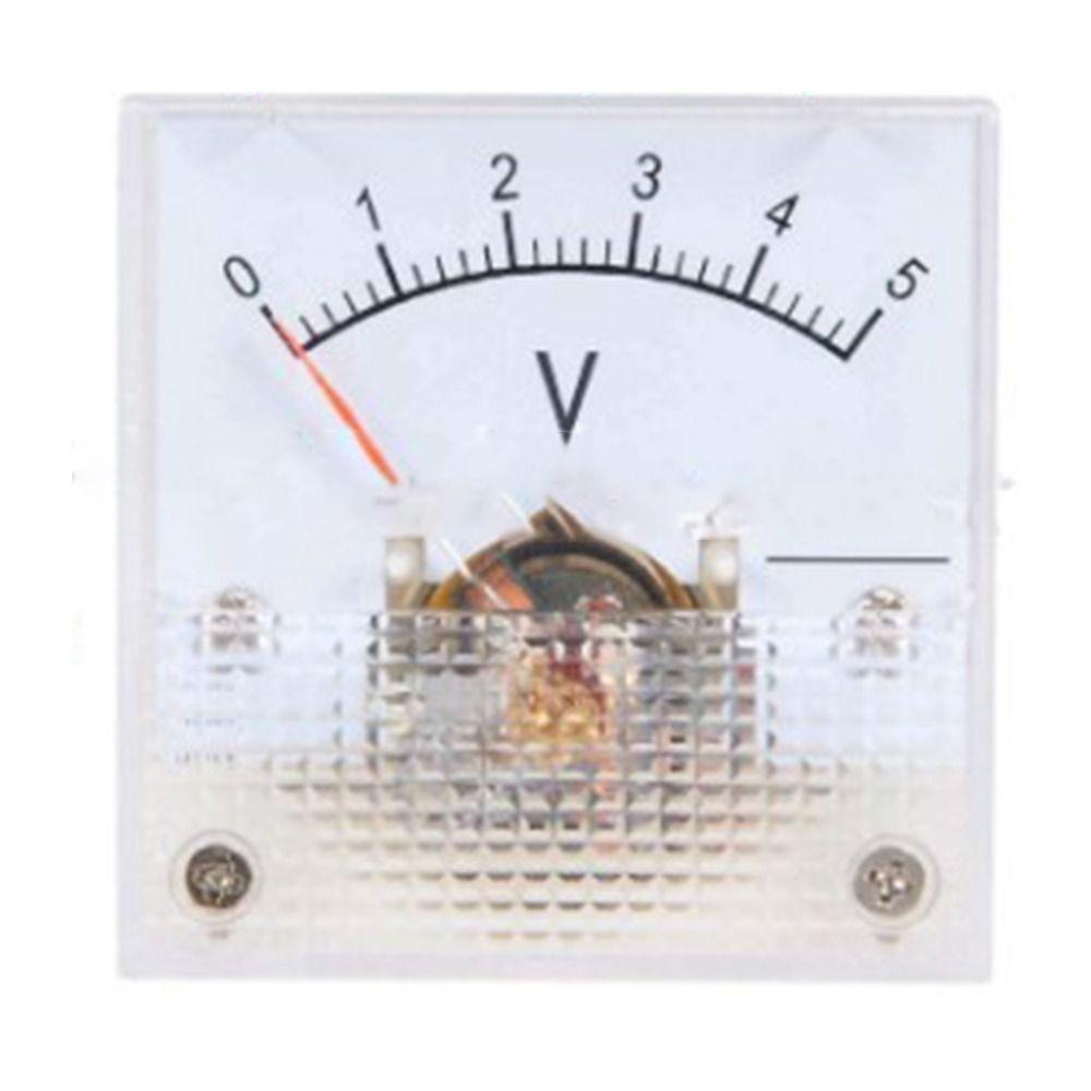91L4 Pointer Type DC Voltmeter Square Analog Panel Voltage Gauge Voltage Meter Generator