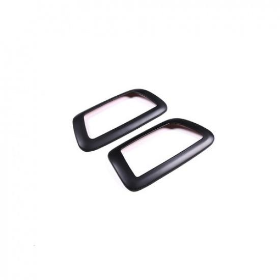 Матовый черный комплект накладок на чашки внутренних дверных ручек для Toyota Tacoma 2016-