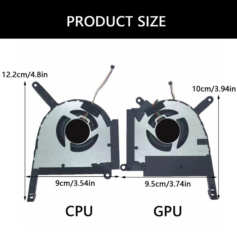 Эффективный кулер CPU для ноутбука, быстрый отвод тепла GPU для игровых ноутбуков FX507ZM FX507ZR FX707ZM FX707ZR FP88 FPAW