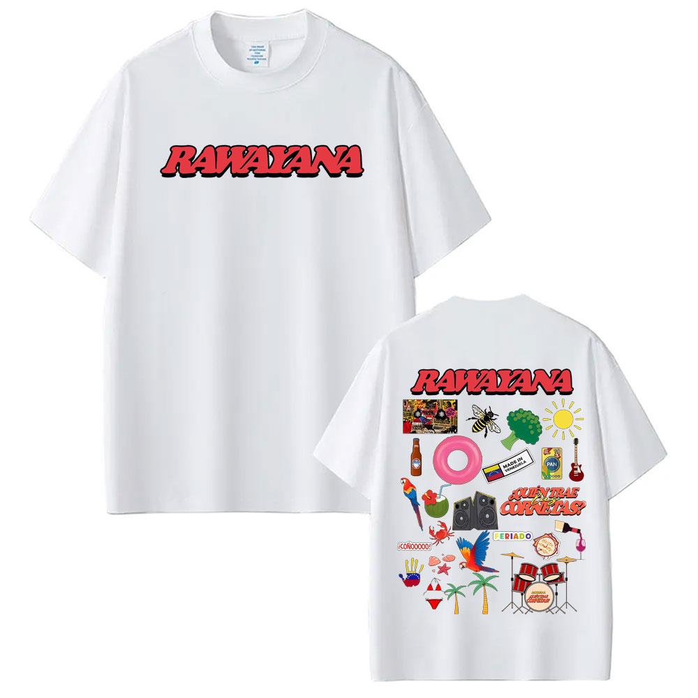 Rawayana ¿Donde Es El After Album Tour Printed T Shirts Unisex Women Fashion Gothic Tshirt Unisex Summer High Quality ONeck T Shirt