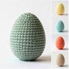 Decorative Easter Eggs Handwoven Pastel Knitted Easter Eggs 2.36 Inch Reusable Spring Decorations for DIY Baskets Ornaments Table Centerpiece