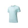 Anta Обычная круглая горловина свитер легкая спортивная футболка с коротким рукавом мужские топы светло-голубой 152425119-3