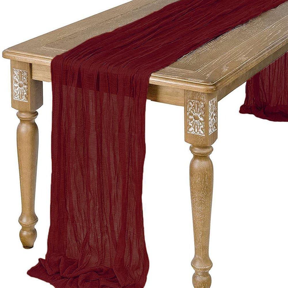 Wedding Party Birthday Party Table Runner Xmas Decor Cheese Cloth Table Setting Table Cloth