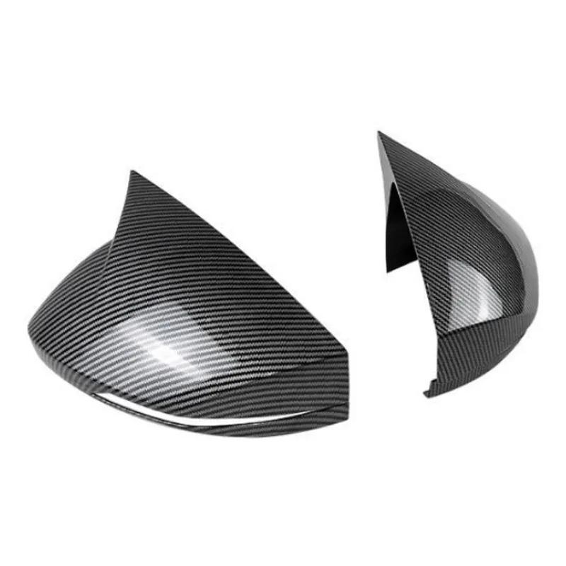 Car Rearview Side Mirror Cover Fit For Kia Sportage KX5 2022 2023 2024 Wing Cap Rear View Case Trim Carbon Fiber