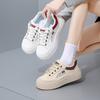 2025 Spring New Korean Version Ins Breathable Little White Shoes Women's Low-top Casual Board Shoes Platform Muffin Shoes GT8803