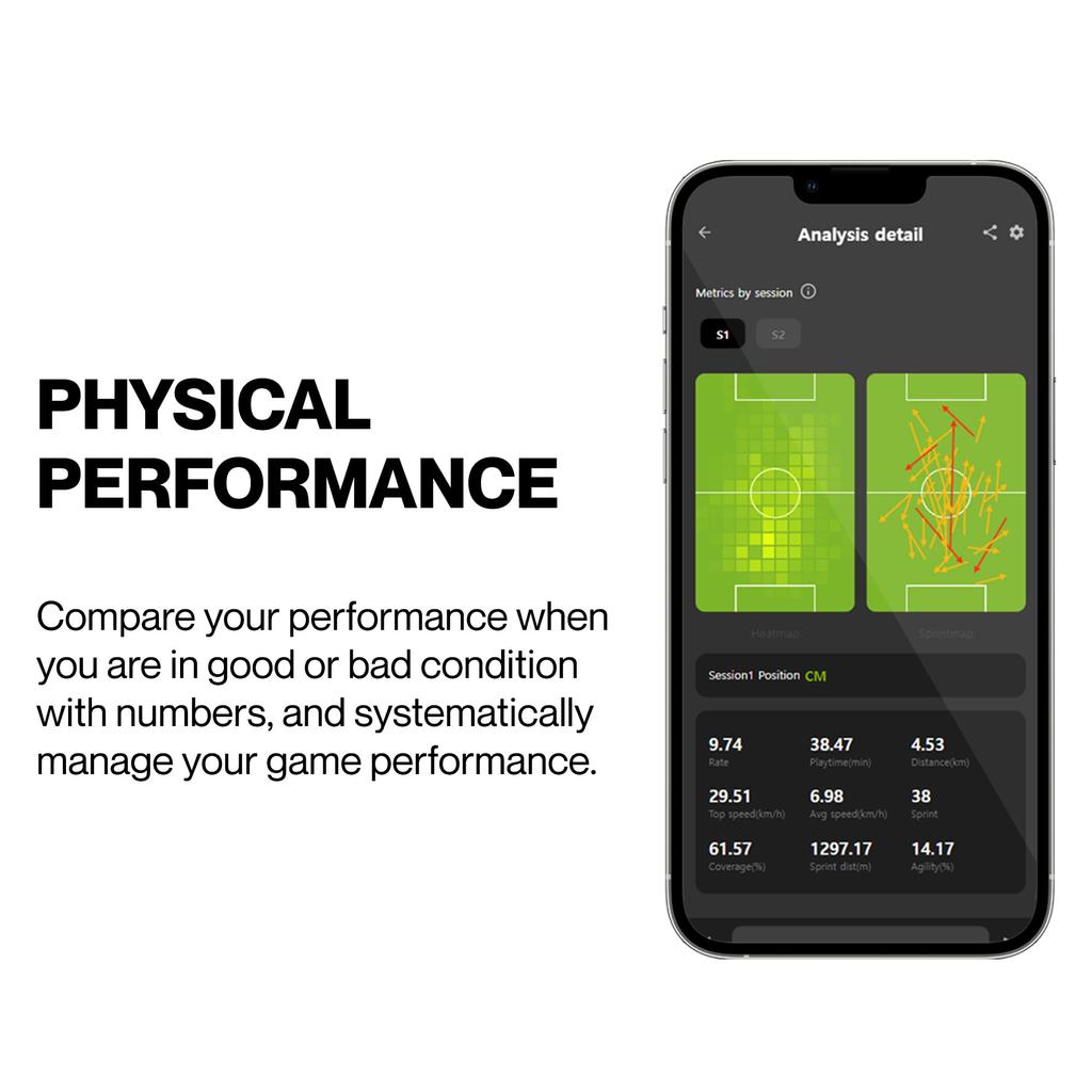 Жилет Soccerbee Pro 2 GPS Носимое устройство для отслеживания и анализа активности игроков в такие виды спорта на открытом воздухе, как лакросс - футбол, американский футбол,