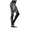Snowflake Printed Fitness Pants As a Base for Christmas Ladies Yoga Pants