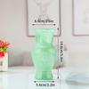Gradient Glass Vase with Geometric Faceted Design Flower Vase for Wedding Centerpiece Arrangements Home Office Decor Floreros