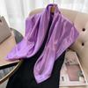 Luxury Silk Head Scarf Women Summer Foulard Square Head Hijab Scarfs For Ladies Brand Shawls 90*90 Silk Scarf Muslim Hijab