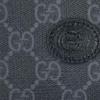 Gucci Кошелек-визитница на молнии с монограммой GG для унисекс, для повседневного использования