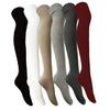 Women's Stockings Gaiters Striped Long Socks Thigh Winter High Stockings Warm Over Knee Socks Soft Wool Christmas Stockings