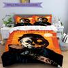 Halloween Horror Icon Print 3Pcs Bedding Setduvet Cover With 2 Bedropillowcase Home Birthday Gift
