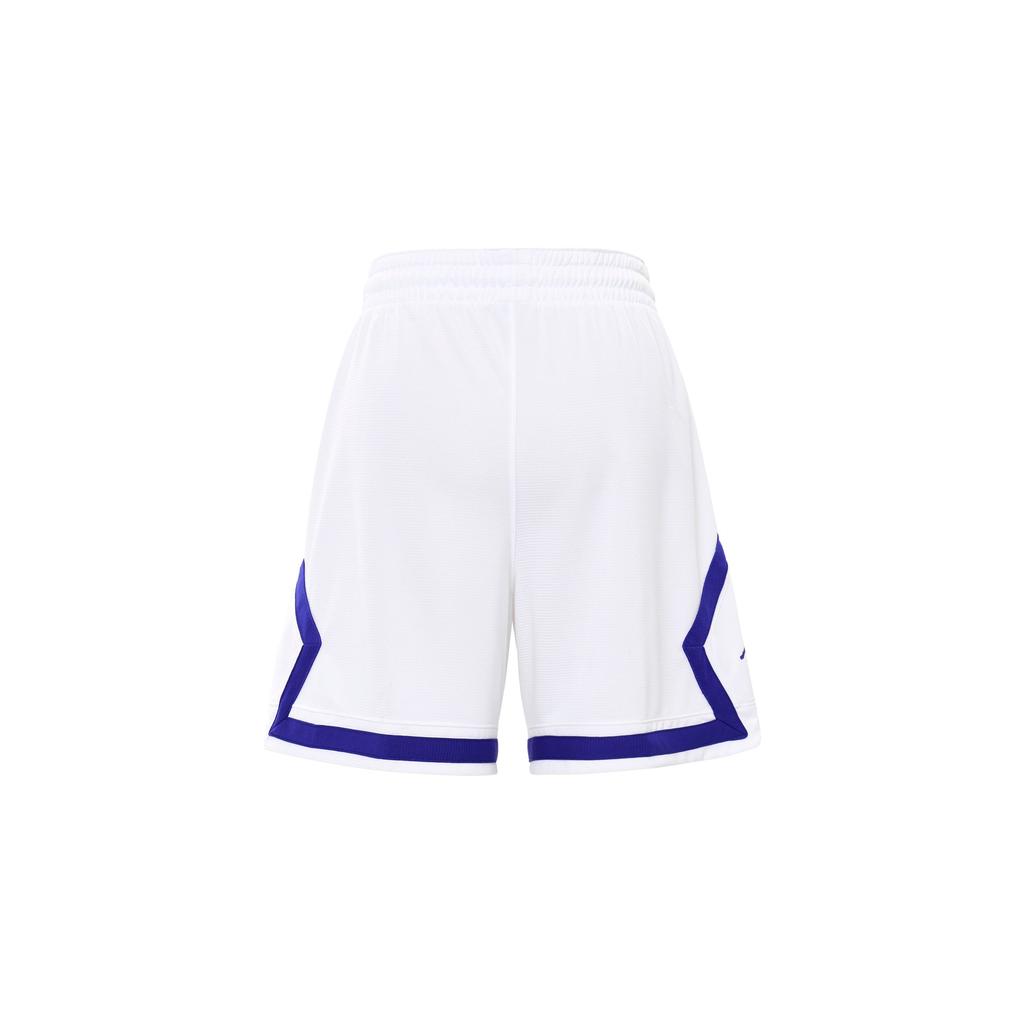 Jordan Спортивные повседневные шорты с цветным логотипом и завязками на шнурке, быстросохнущие, женские, белые FB4589-100