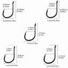 500PCS Sharpened Barb Fishing Hooks Set High Carbon Steel Fishing Hooks  Freshwater Fishing