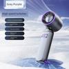 New Handheld Portable Ice Cooling Fan, Small Desktop Semiconductor Charging Turbine Mini Fan