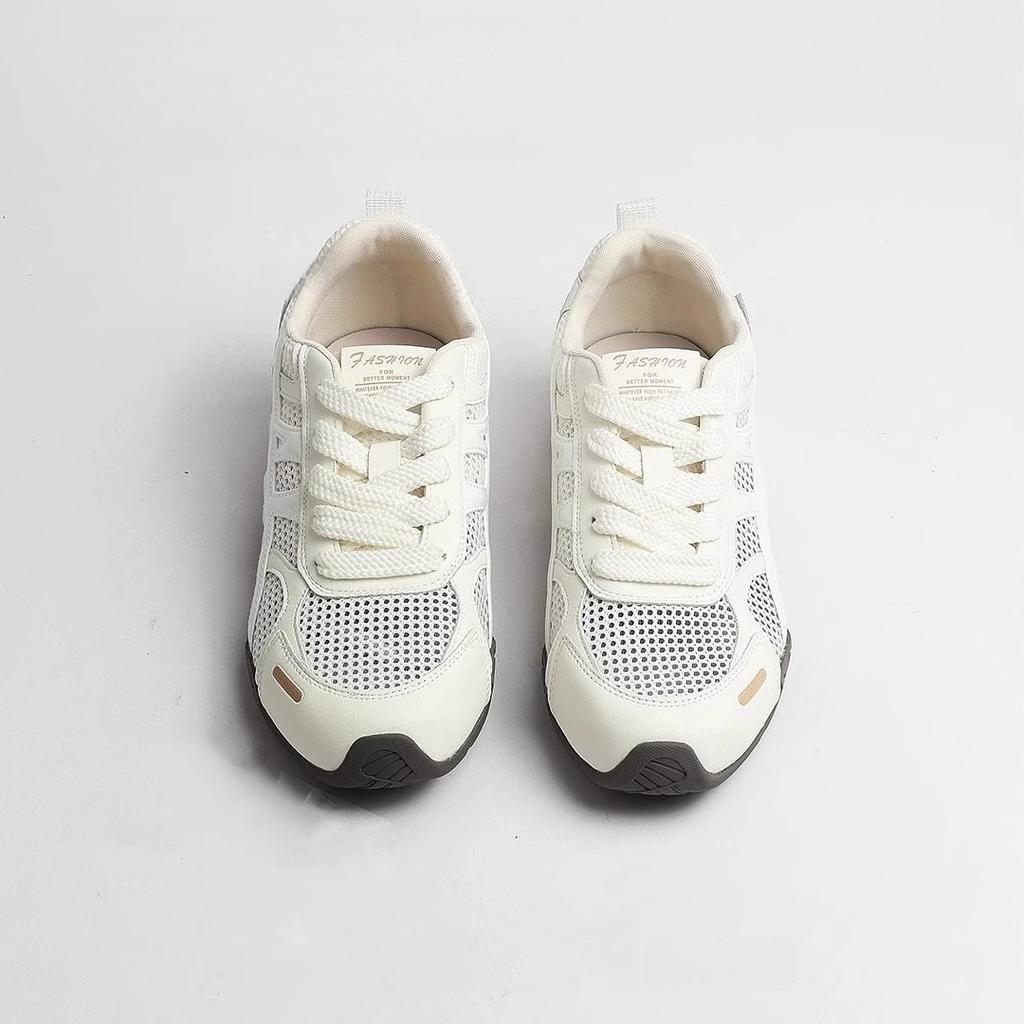 Ретро цветовая гамма, сетчатые дышащие немецкие тренировочные туфли, женские, 2025 новая мода, универсальные, удобные, легкие, повседневные туфли Форреста Гампа