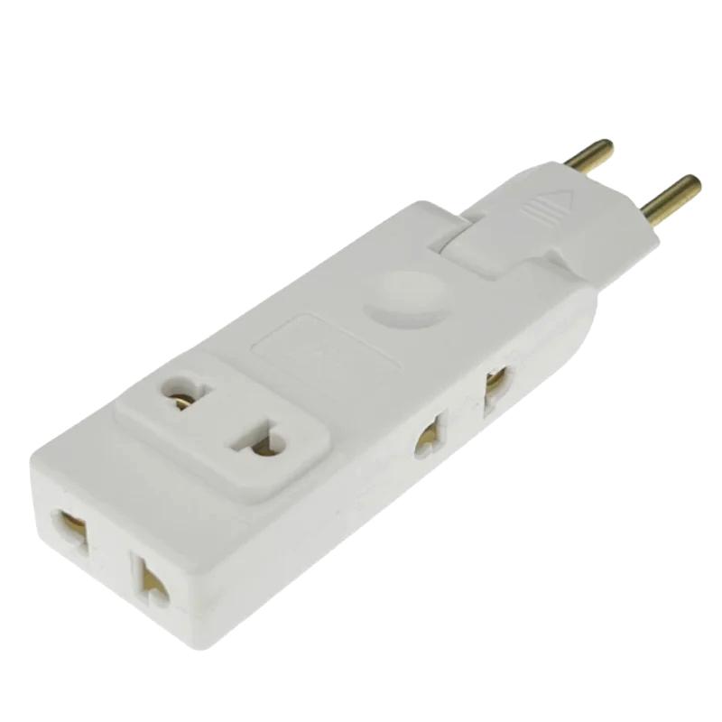4 In 1 Wall Outlet Extension Eu Electrical Socket 180 Degree Plug Adapter Travel Aadapter Portable Power Converter