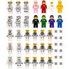 Small Particle Mosaic Building Block Toy Space Astronaut Rainbow Squad Figurine Blind Box Ornament