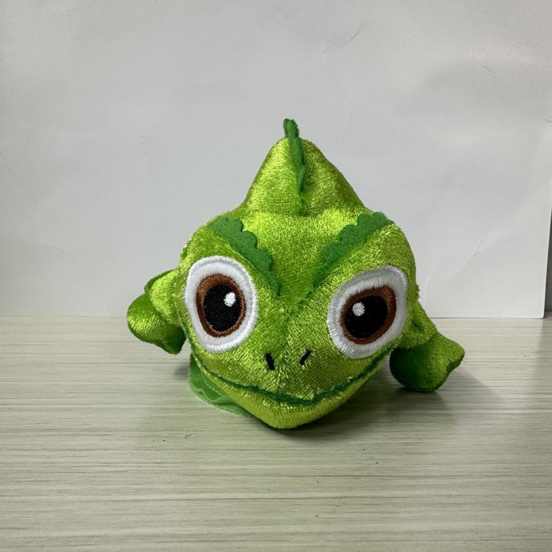 Новая Плюшевая Игрушка Хамелеон Паскаль из Рапунцель Лежащая на Плече Набитая Кукла Плюшевые Игрушки Кавайный Декор Паскаль Подарки на День Рождения Мальчикам Девочкам