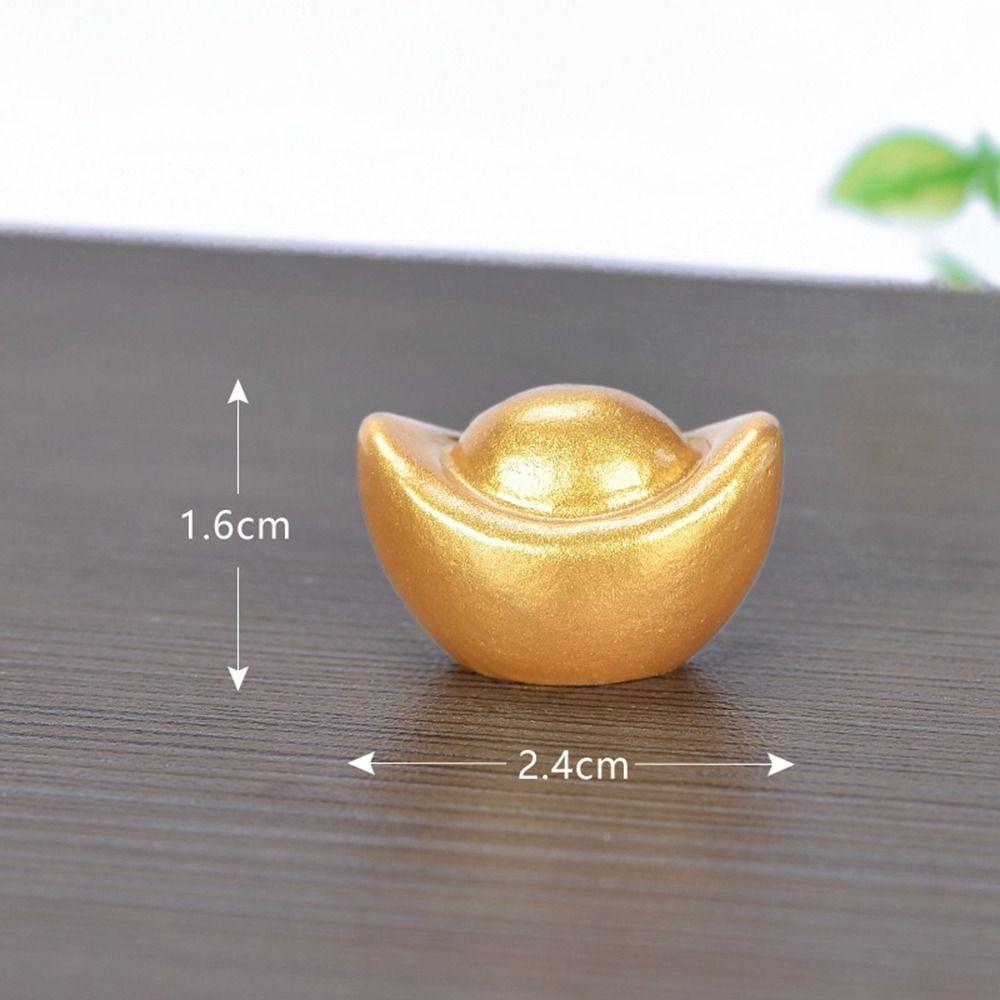 Богатство Прокатывающаяся смола Микропейзаж Благоприятные Украшения Фигурка Фортуна Безделушки Маленькое Украшение