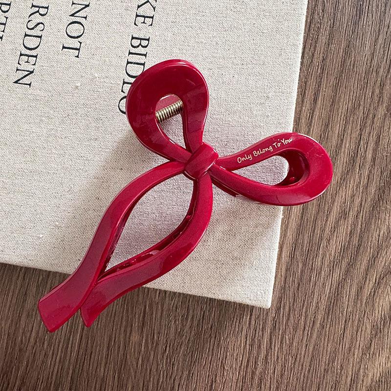 Французская красная коллекция! Большая ручка с буквами и золотой этикеткой, прическа на затылке, заколка в виде акулы, аксессуары для волос, головной убор, шпилька, коготь для волос