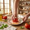 Round Plate Manual Garlic Masher Non-Slip Vegetable Grating Plate Ceramic Ginger Grater  Kitchen