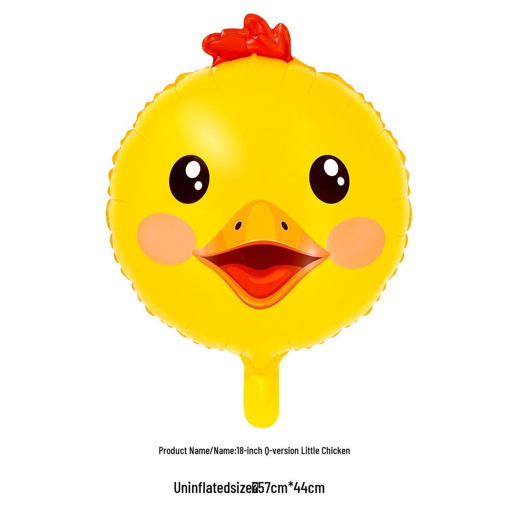 18" Новый Q-версия Детский мультяшный животный фольгированный шар для украшения на день рождения