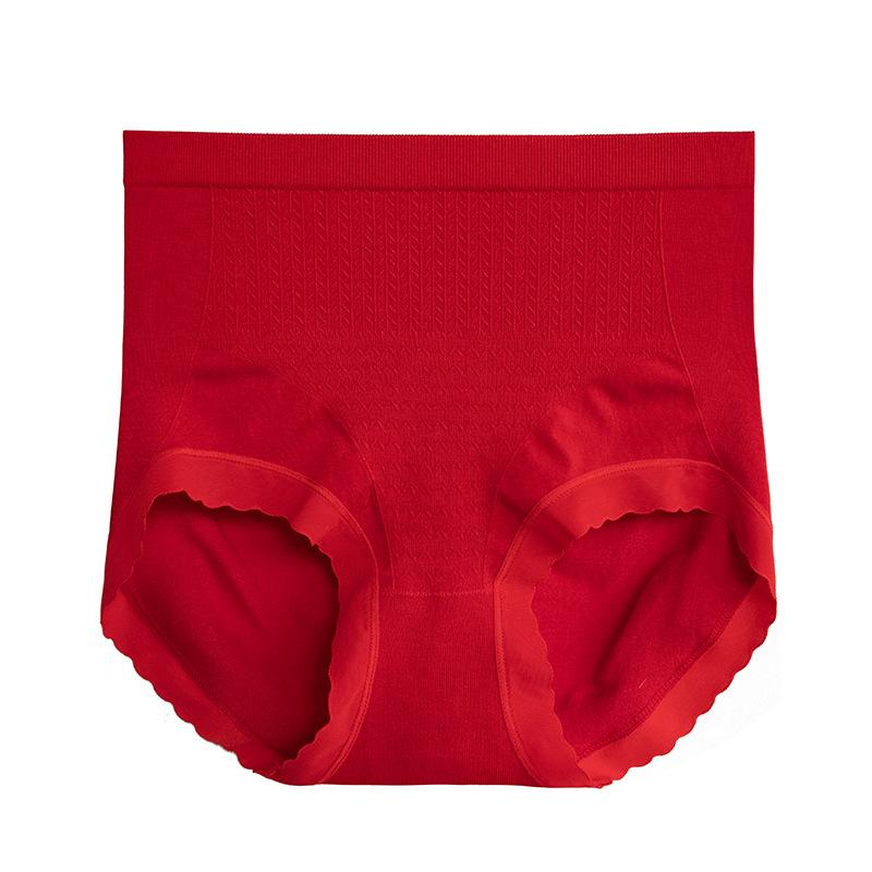 Нижнее белье женское с высокой талией, утягивающее бедра, утягивающее треугольное нижнее белье, трусики-трусы большого размера, антибактериальные, с промежностью
