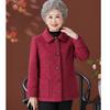 Middle-aged and Elderly Autumn Clothing 60 Years Old 70 Mother Winter Clothing Old Lady Grandma Autumn and Winter Coat Women Mink Wool Coat