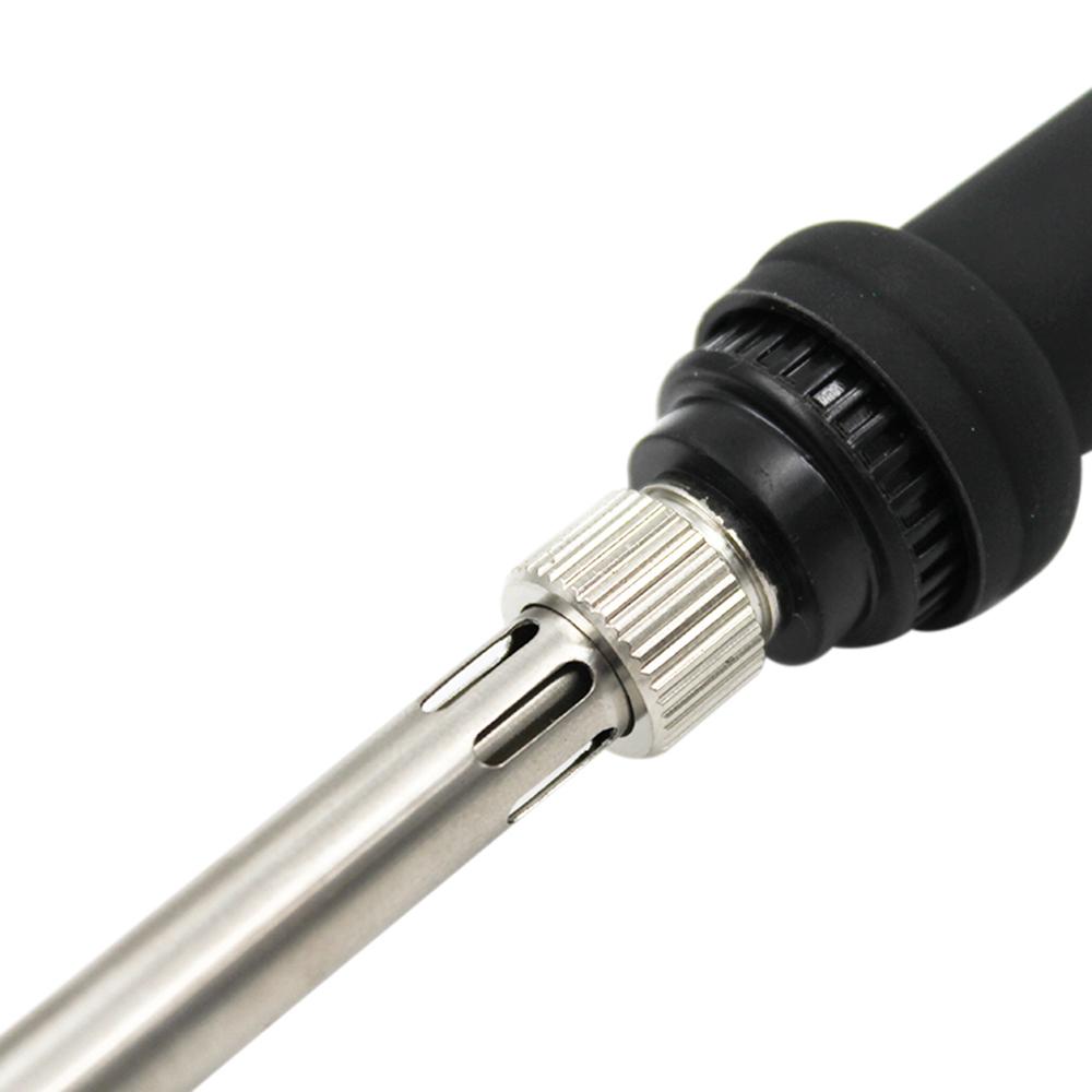 Электрический паяльник 110 В 220 В 60 Вт, набор инструментов для ремонта сварки с регулировкой температуры, с паяльной головкой, кронштейн для припоя