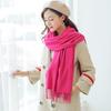 Solid Color Elegant Literary Scarf