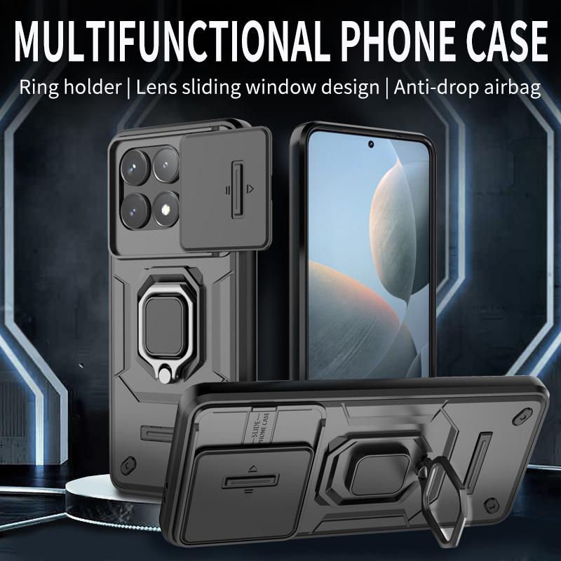 Противоударный защитный чехол для POCO X5 X6 F5 F6 Pro 5G, чехол для объектива камеры, задняя крышка для Xiaomi Redmi Note 13 Pro 4G Fundas