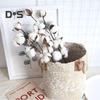 1Pc 10 Head Artificial Flower Easy To Maintain Plastic Cotton Branches Fake Plant Home Decor