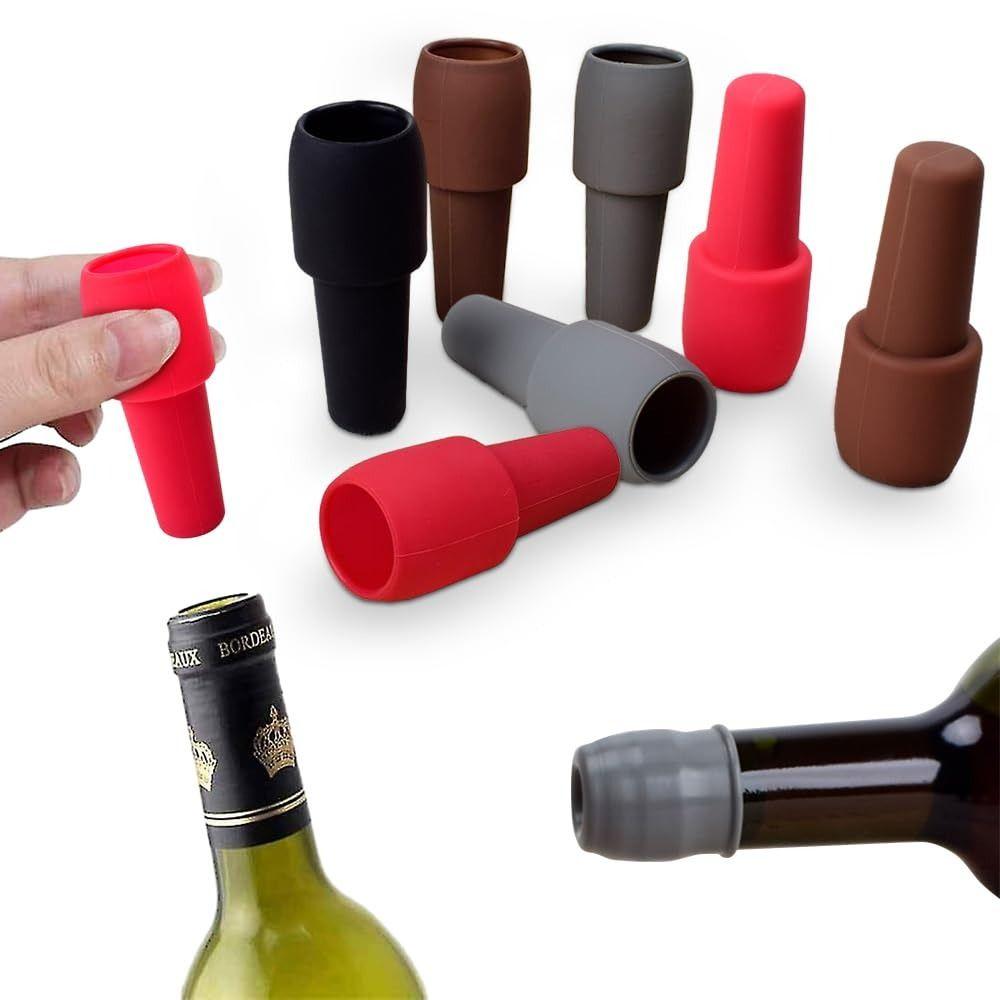 Sparkling Wine Bottle Stopper Red Wine Sealer Silicone Wine Sealer Silicone Wine Stopper