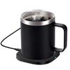 2 IN 1 Coffee Mug Warmer and Wireless Charger with Cup and Lid 55 Celsius /131 Fahrenheit  Intelligent Constant