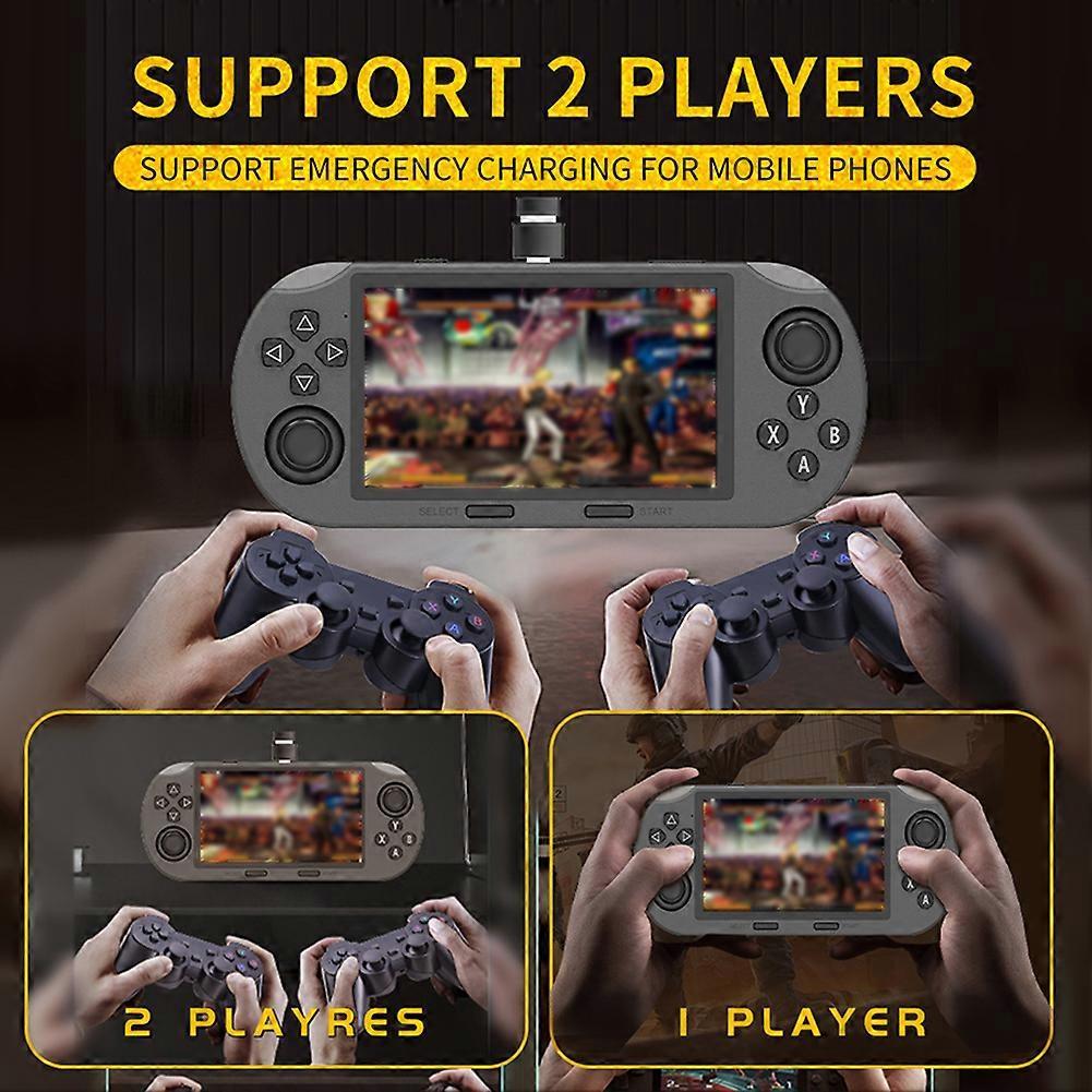 2000+ Игр SF3000 Ретро Портативная Игровая Консоль, Карманный Игровой Плеер, 4,5-дюймовый IPS Экран, 64 ГБ Игр GBA/PSP/KOF