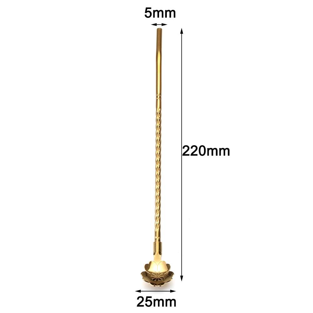 Вечеринка Нержавеющая сталь Многоразовая ложка для чая Нержавеющие кофейные ложки Соломинка для питья Соломинки Ложка